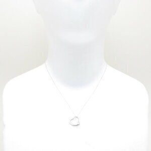 Tiffany Co Open Heart Necklace Sterling Silver